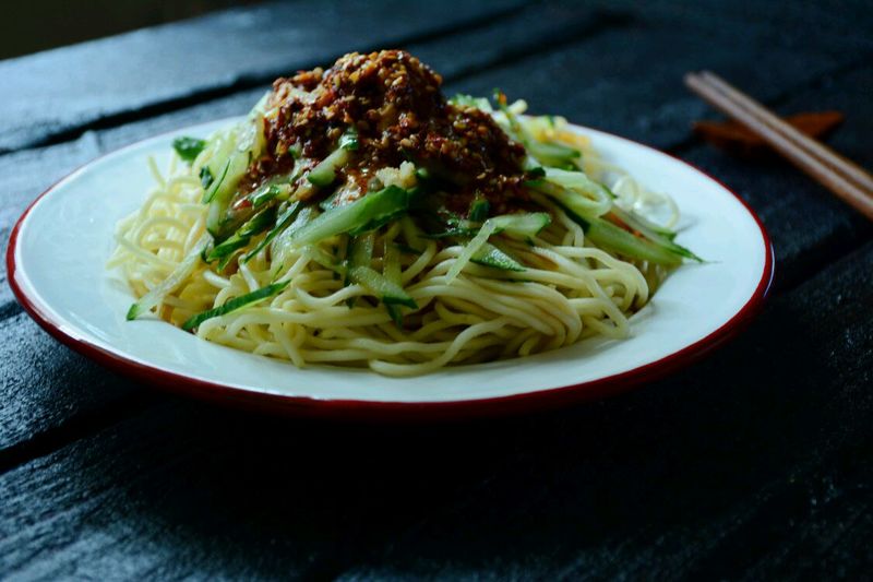 Sichuan cold noodles