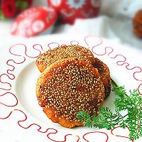 豆沙南瓜饼的做法图解16