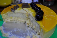 芒果慕斯蛋糕 的做法图解4