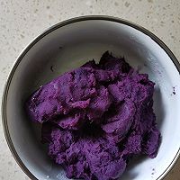 南瓜紫薯饼的做法图解2