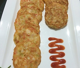 美味鲜虾饼的做法