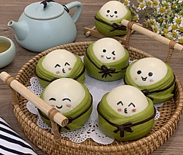 #助力高考营养餐#粽子宝宝豆沙包的做法