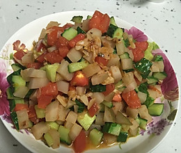 炒咸菜（水芥、水疙瘩）的做法