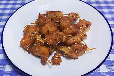 一口一串停不下来，五香牙签鸡胸肉