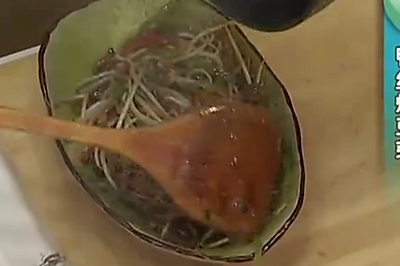 鸭丝炒豆芽