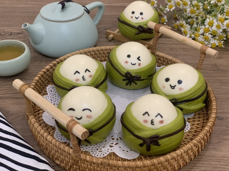 粽子宝宝豆沙包的做法