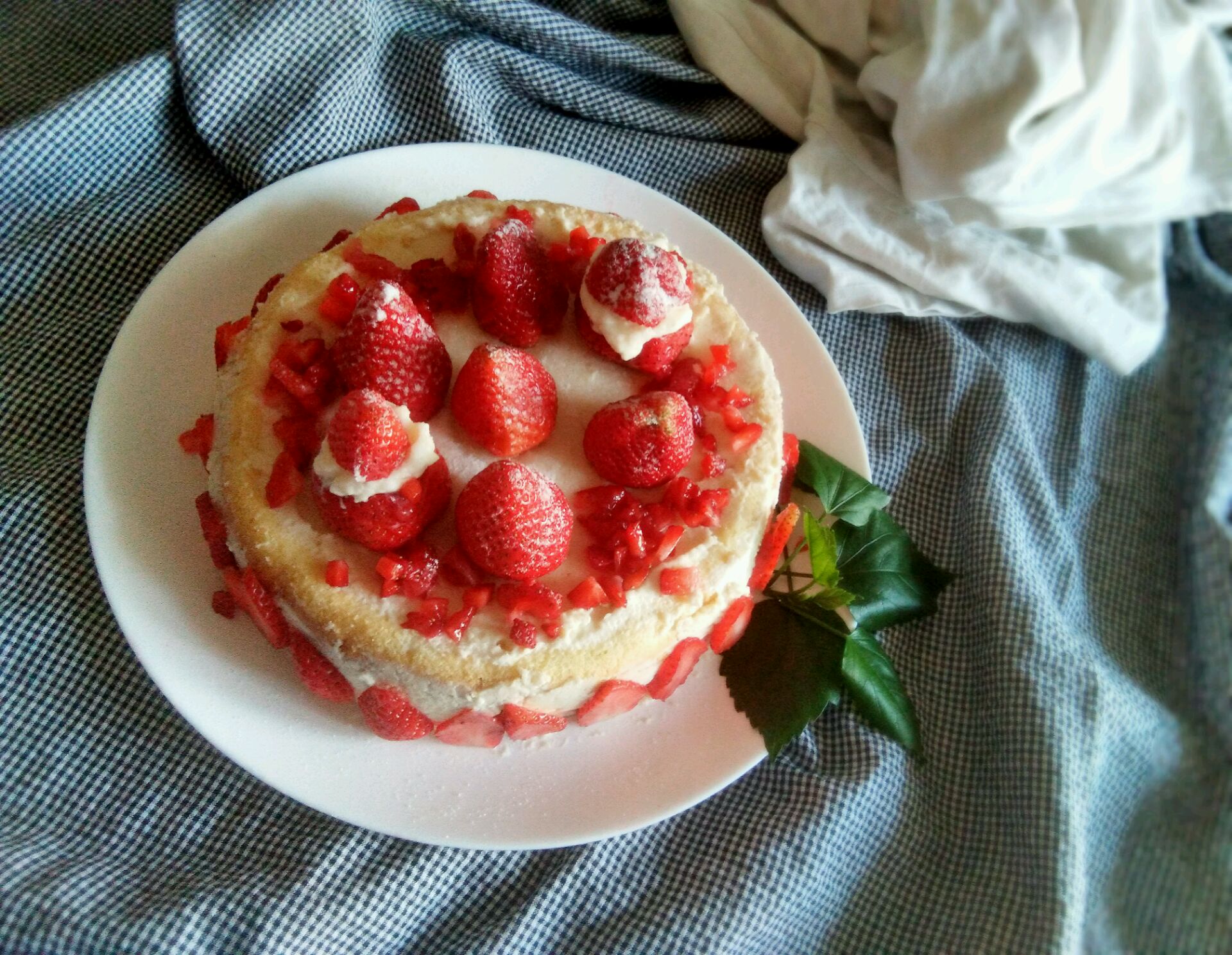 草莓奶油蛋糕的做法_【图解】草莓奶油蛋糕怎么做如何做好吃_草莓奶油蛋糕家常做法大全_睡宝宝_豆果美食
