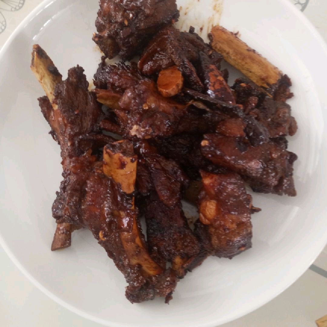 Braised spare ribs