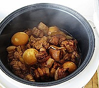 豆结、卤蛋红烧肉（电饭锅版） 的做法图解19