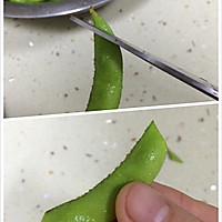 #夏日素食#盐水毛豆的做法图解2