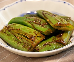 健康低卡家常菜—虎皮青椒的做法