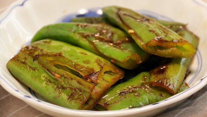 健康低卡家常菜—虎皮青椒