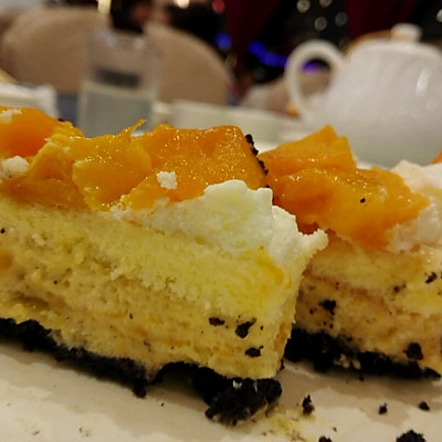 芒果慕斯夹心蛋糕（10寸方盘）