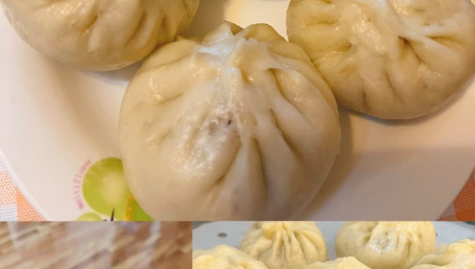 外婆菜肉末包子