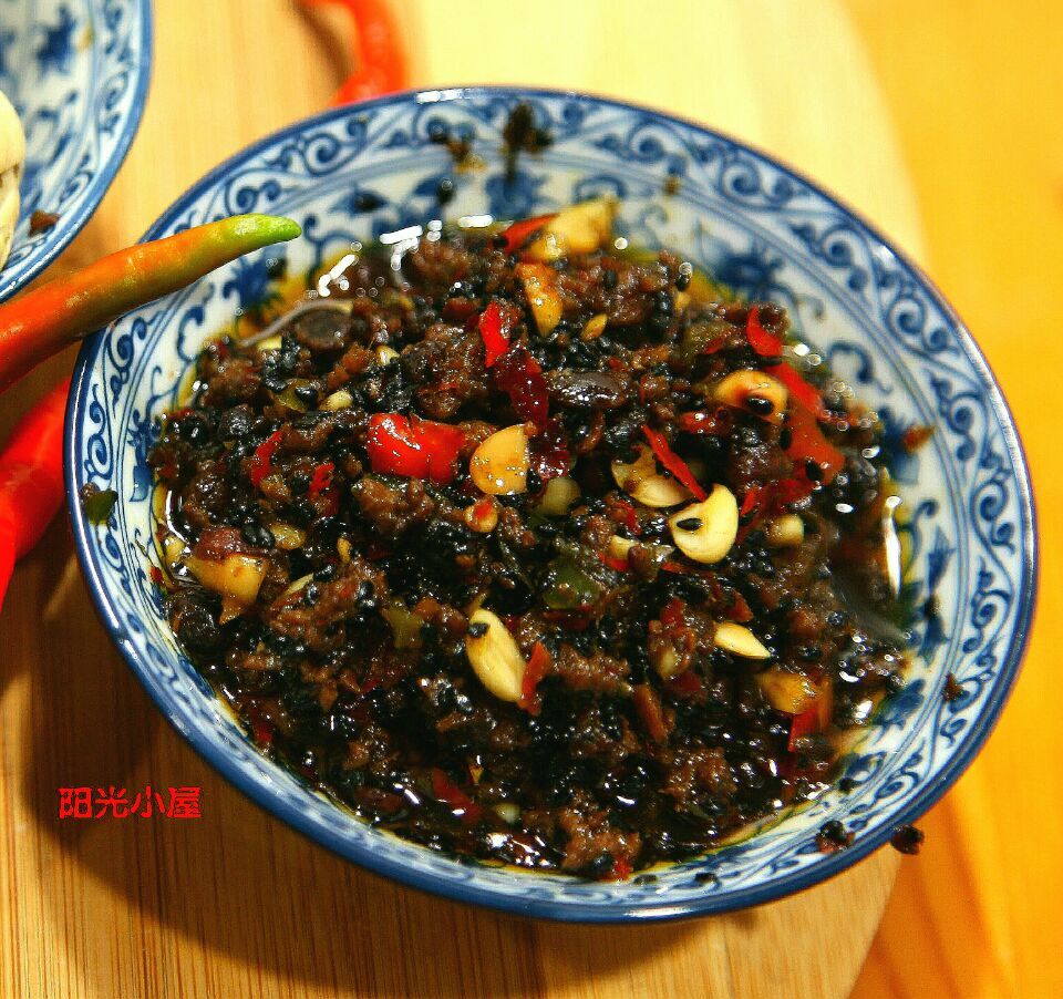 香辣牛肉酱的做法图解12