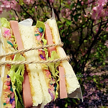 春季美好便当之 花米三明治
