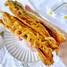 三明治的超劲爆吃法‼️火鸡面三明治
