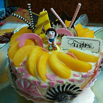 榴莲千层生日蛋糕