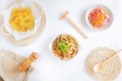 香气套餐-酸菜米线&土豆丝饼