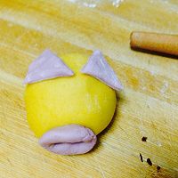 小猪豆沙包的做法图解13