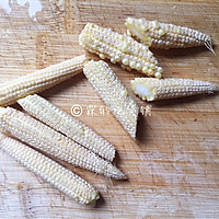 #母亲节，给妈妈做道菜#清爽的玉米笋拌腐竹的做法图解6