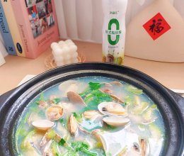 #纳福汇轻松喷出美味#花蛤丝瓜汤的做法