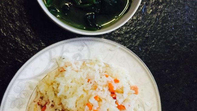 杏鲍菇炒饭的做法
