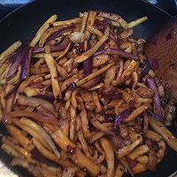 茄子炒肉的做法图解9