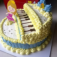 小公主的钢琴蛋糕的做法图解3