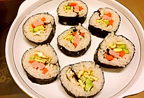 紫菜包饭（不用寿司帘也能做）的做法