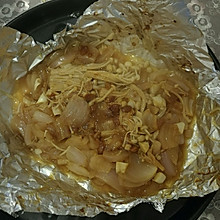 锡纸葱头金针菇（超级简单）