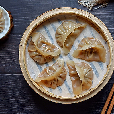 洋葱牛肉蒸饺（饺子皮版）