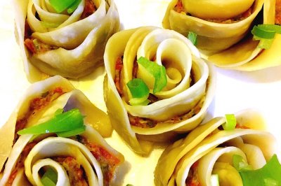 玫瑰煎饺