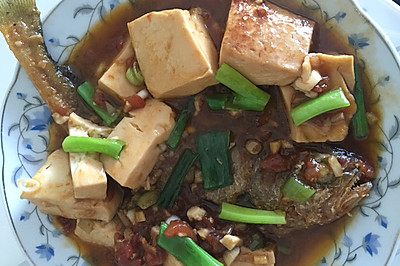 黄花鱼烩嫩豆腐