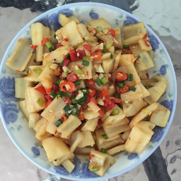 凉拌藕段子的做法