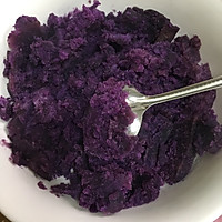 紫薯燕麦饼的做法图解1