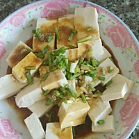 【2分钟消暑快手菜】小葱拌豆腐的做法图解3