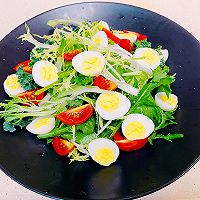 #珍选捞汁 健康轻食季#低卡鹌鹑蛋田园时蔬沙拉的做法图解5