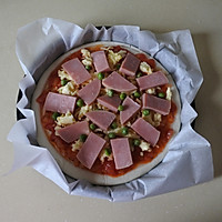 #一口新年味，全家享佳味#火腿披萨的做法图解7
