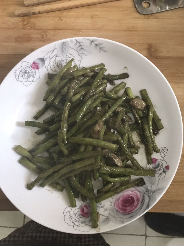 妈妈牌清炒豇豆的做法