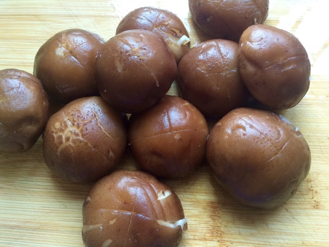 青菜香菇的做法图解4