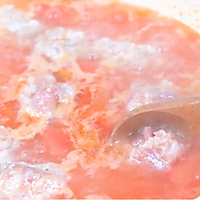 番茄虾皮肉丸的做法图解5