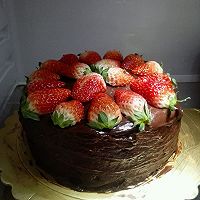 巧克力草莓蛋糕的做法图解7