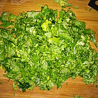 芹菜叶虾皮鸡蛋饼的做法图解2