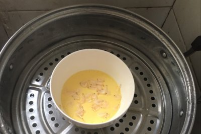 虾米蒸蛋