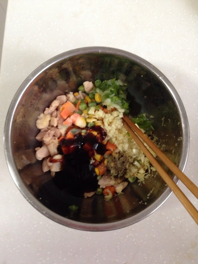 南瓜蒸鸡肉#方太一代蒸传#的做法图解4