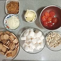 超简单❗️零失败❗️网红小零食 ❗️咸蛋黄肉松雪花酥的做法图解1
