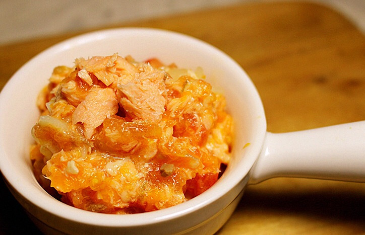 宝宝辅食～烤三文鱼（10M+月龄）的做法