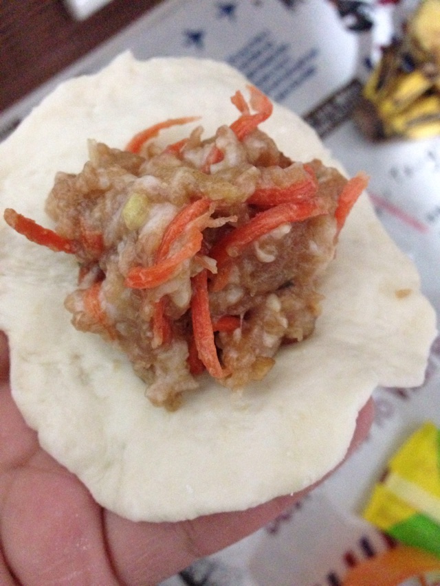 虾皮肉包的做法图解6