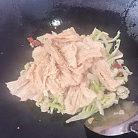 炸腐竹炒花菜的做法图解8
